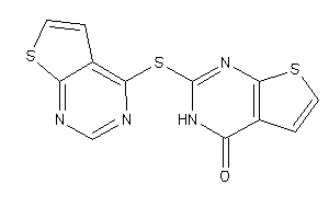 2-(thieno[2,3-d]pyrimidin-4-ylthio)-3H-thieno[2,3-d]pyrimidin-4-one