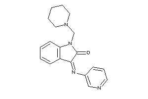 1-(piperidinomethyl)-3-(3-pyridylimino)oxindole