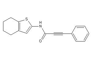 3-phenyl-N-(4,5,6,7-tetrahydrobenzothiophen-2-yl)propiolamide