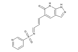 N-[3-(6-keto-1,7-dihydropyrazolo[3,4-b]pyridin-5-yl)prop-2-enylidene]pyridine-3-sulfonamide