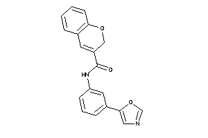 N-(3-oxazol-5-ylphenyl)-2H-chromene-3-carboxamide