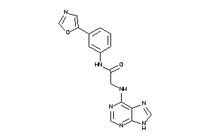 N-(3-oxazol-5-ylphenyl)-2-(9H-purin-6-ylamino)acetamide