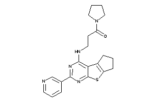 3-[(3-pyridylBLAHyl)amino]-1-pyrrolidino-propan-1-one