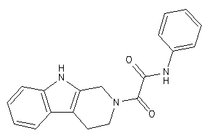 Image of 2-keto-N-phenyl-2-(1,3,4,9-tetrahydro-$b-carbolin-2-yl)acetamide
