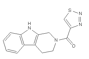 1,3,4,9-tetrahydro-$b-carbolin-2-yl(thiadiazol-4-yl)methanone