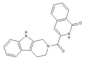 3-(1,3,4,9-tetrahydro-$b-carboline-2-carbonyl)isocarbostyril