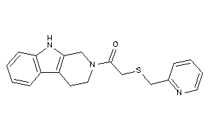 Image of 2-(2-pyridylmethylthio)-1-(1,3,4,9-tetrahydro-$b-carbolin-2-yl)ethanone