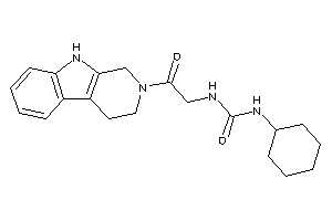 1-cyclohexyl-3-[2-keto-2-(1,3,4,9-tetrahydro-$b-carbolin-2-yl)ethyl]urea