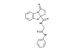 N-(2-anilino-2-keto-ethyl)-1-keto-2,3-dihydropyrrolo[2,1-b][1,3]benzothiazole-3a-carboxamide