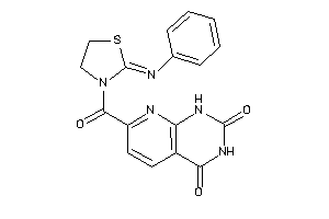 7-(2-phenyliminothiazolidine-3-carbonyl)-1H-pyrido[2,3-d]pyrimidine-2,4-quinone