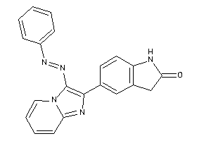 5-(3-phenylazoimidazo[1,2-a]pyridin-2-yl)oxindole