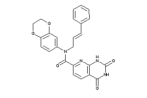 N-cinnamyl-N-(2,3-dihydro-1,4-benzodioxin-6-yl)-2,4-diketo-1H-pyrido[2,3-d]pyrimidine-7-carboxamide