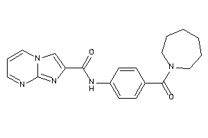 N-[4-(azepane-1-carbonyl)phenyl]imidazo[1,2-a]pyrimidine-2-carboxamide