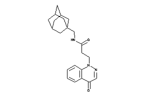 N-(1-adamantylmethyl)-3-(4-ketocinnolin-1-yl)propionamide