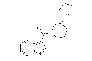 Pyrazolo[1,5-a]pyrimidin-3-yl-(3-pyrrolidinopiperidino)methanone