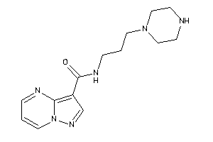 N-(3-piperazinopropyl)pyrazolo[1,5-a]pyrimidine-3-carboxamide