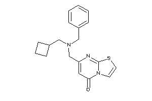 7-[[benzyl(cyclobutylmethyl)amino]methyl]thiazolo[3,2-a]pyrimidin-5-one