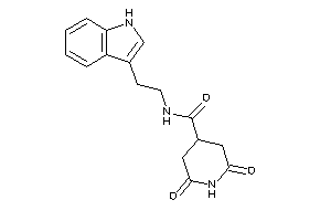 N-[2-(1H-indol-3-yl)ethyl]-2,6-diketo-isonipecotamide