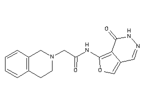 2-(3,4-dihydro-1H-isoquinolin-2-yl)-N-(4-keto-3H-furo[3,4-d]pyridazin-5-yl)acetamide