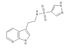 N-[2-(1H-pyrrolo[2,3-b]pyridin-3-yl)ethyl]-1H-pyrazole-4-sulfonamide