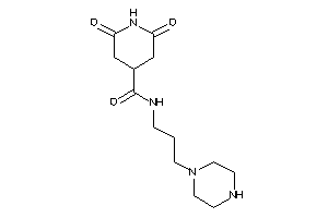 2,6-diketo-N-(3-piperazinopropyl)isonipecotamide