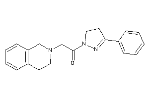 2-(3,4-dihydro-1H-isoquinolin-2-yl)-1-(3-phenyl-2-pyrazolin-1-yl)ethanone