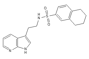N-[2-(1H-pyrrolo[2,3-b]pyridin-3-yl)ethyl]tetralin-6-sulfonamide