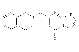 7-(3,4-dihydro-1H-isoquinolin-2-ylmethyl)thiazolo[3,2-a]pyrimidin-5-one