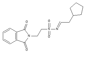 N-(2-cyclopentylethylidene)-2-phthalimido-ethanesulfonamide