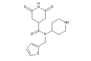 N-(2-furfuryl)-2,6-diketo-N-(4-piperidyl)isonipecotamide