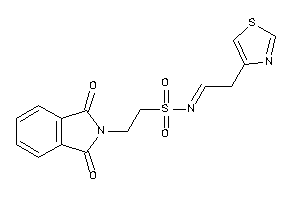 2-phthalimido-N-(2-thiazol-4-ylethylidene)ethanesulfonamide