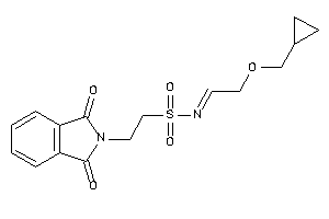 N-[2-(cyclopropylmethoxy)ethylidene]-2-phthalimido-ethanesulfonamide