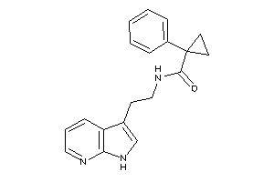 1-phenyl-N-[2-(1H-pyrrolo[2,3-b]pyridin-3-yl)ethyl]cyclopropanecarboxamide