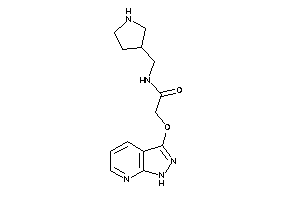2-(1H-pyrazolo[3,4-b]pyridin-3-yloxy)-N-(pyrrolidin-3-ylmethyl)acetamide