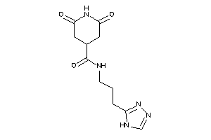 Image of 2,6-diketo-N-[3-(4H-1,2,4-triazol-3-yl)propyl]isonipecotamide