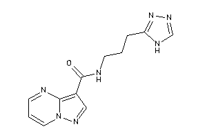 N-[3-(4H-1,2,4-triazol-3-yl)propyl]pyrazolo[1,5-a]pyrimidine-3-carboxamide