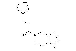 3-cyclopentyl-1-(1,4,6,7-tetrahydroimidazo[4,5-c]pyridin-5-yl)propan-1-one