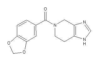 1,3-benzodioxol-5-yl(1,4,6,7-tetrahydroimidazo[4,5-c]pyridin-5-yl)methanone