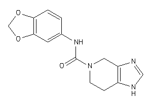 N-(1,3-benzodioxol-5-yl)-1,4,6,7-tetrahydroimidazo[4,5-c]pyridine-5-carboxamide