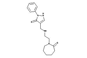 1-[2-[(5-keto-1-phenyl-3-pyrazolin-4-yl)methylamino]ethyl]azepan-2-one