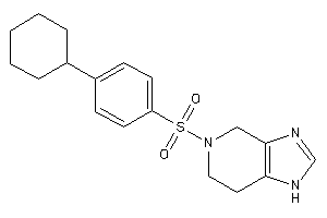 5-(4-cyclohexylphenyl)sulfonyl-1,4,6,7-tetrahydroimidazo[4,5-c]pyridine