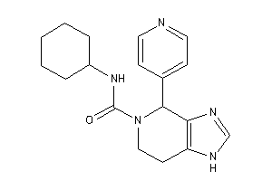 N-cyclohexyl-4-(4-pyridyl)-1,4,6,7-tetrahydroimidazo[4,5-c]pyridine-5-carboxamide