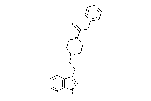 2-phenyl-1-[4-[2-(1H-pyrrolo[2,3-b]pyridin-3-yl)ethyl]piperazino]ethanone