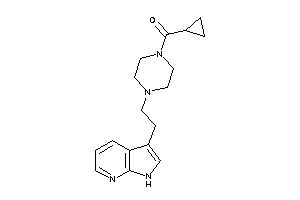 Cyclopropyl-[4-[2-(1H-pyrrolo[2,3-b]pyridin-3-yl)ethyl]piperazino]methanone