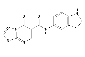 Image of N-indolin-5-yl-5-keto-thiazolo[3,2-a]pyrimidine-6-carboxamide