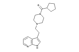 Cyclopentyl-[4-[2-(1H-pyrrolo[2,3-b]pyridin-3-yl)ethyl]piperazino]methanone