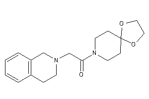 2-(3,4-dihydro-1H-isoquinolin-2-yl)-1-(1,4-dioxa-8-azaspiro[4.5]decan-8-yl)ethanone