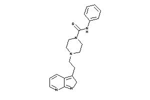 N-phenyl-4-[2-(2H-pyrrolo[2,3-b]pyridin-3-yl)ethyl]piperazine-1-carboxamide