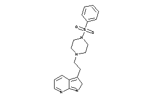 3-[2-(4-besylpiperazino)ethyl]-2H-pyrrolo[2,3-b]pyridine