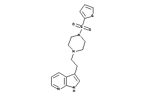 3-[2-[4-(2-thienylsulfonyl)piperazino]ethyl]-1H-pyrrolo[2,3-b]pyridine